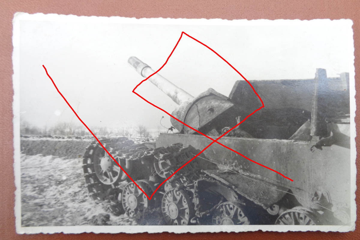 Russland ca. 1943 russisches Sturmgeschütz ISU 152