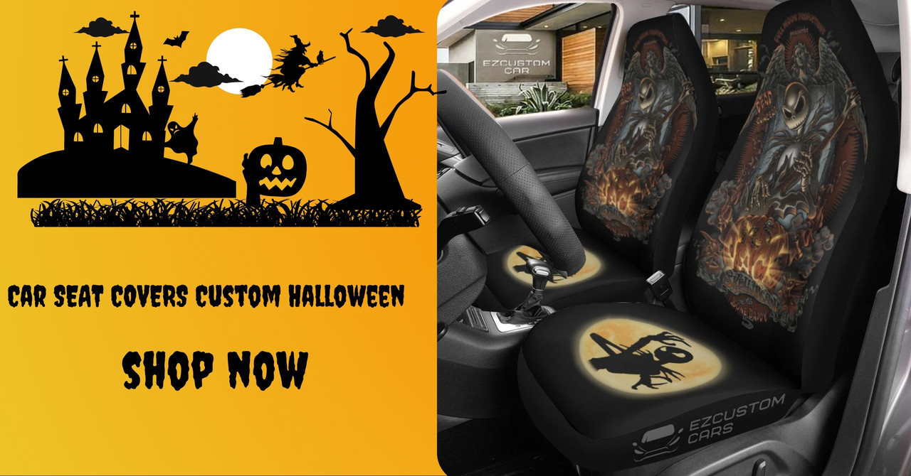 Car Seat Covers Custom Halloween