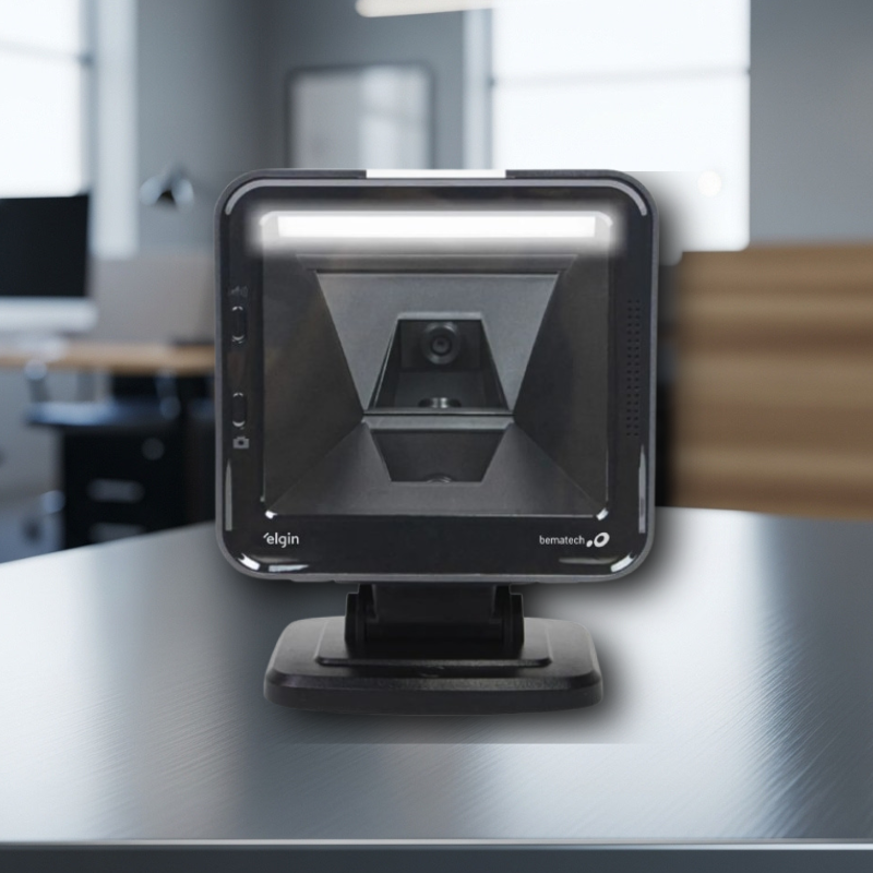 Leitor Elgin EL8600 em um ponto de venda