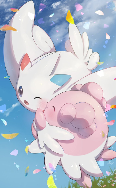 togekiss-and-blissey-pokemon-drawn-by-nu