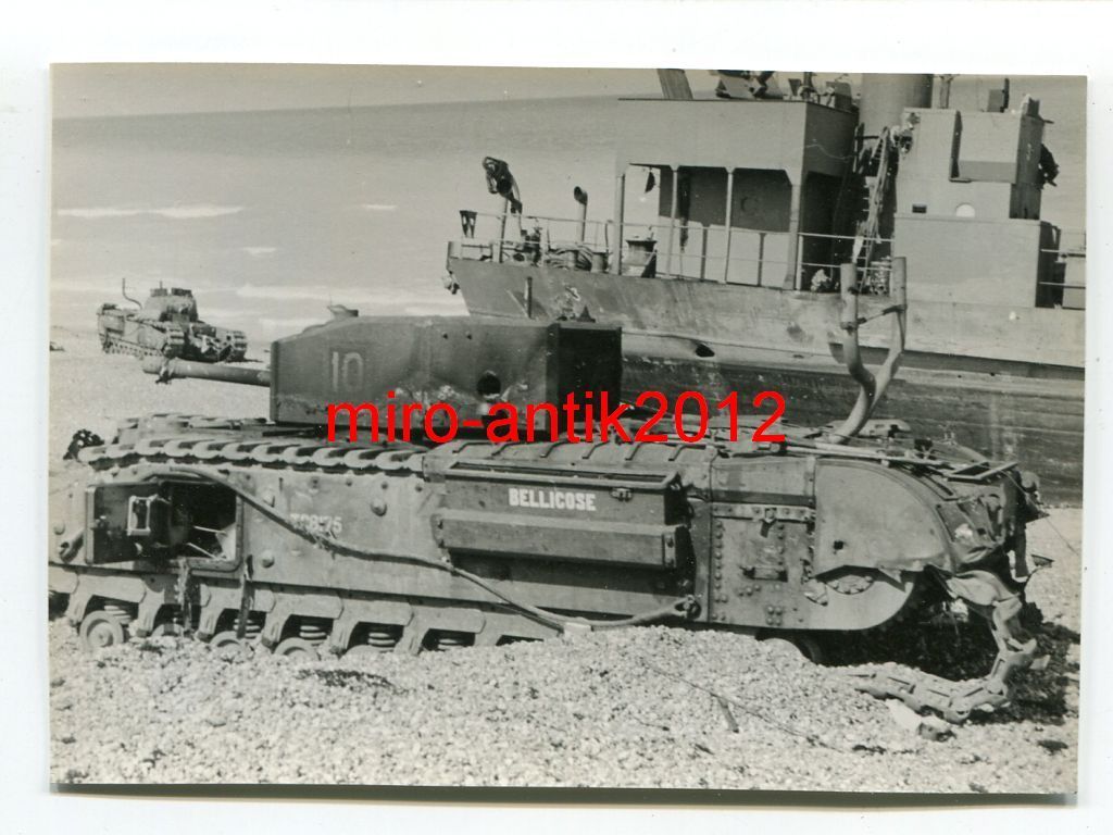 zerstörte feindliche Panzer, Stand von Dieppe, F
