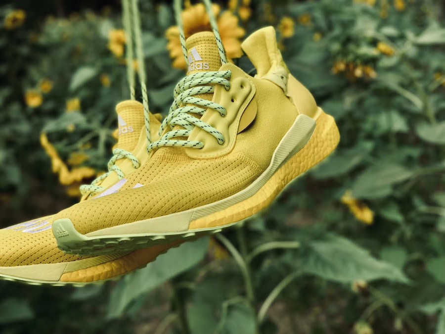 Pharrell Williams x Adidas Solar Hu Glide Yellow (2019) - The