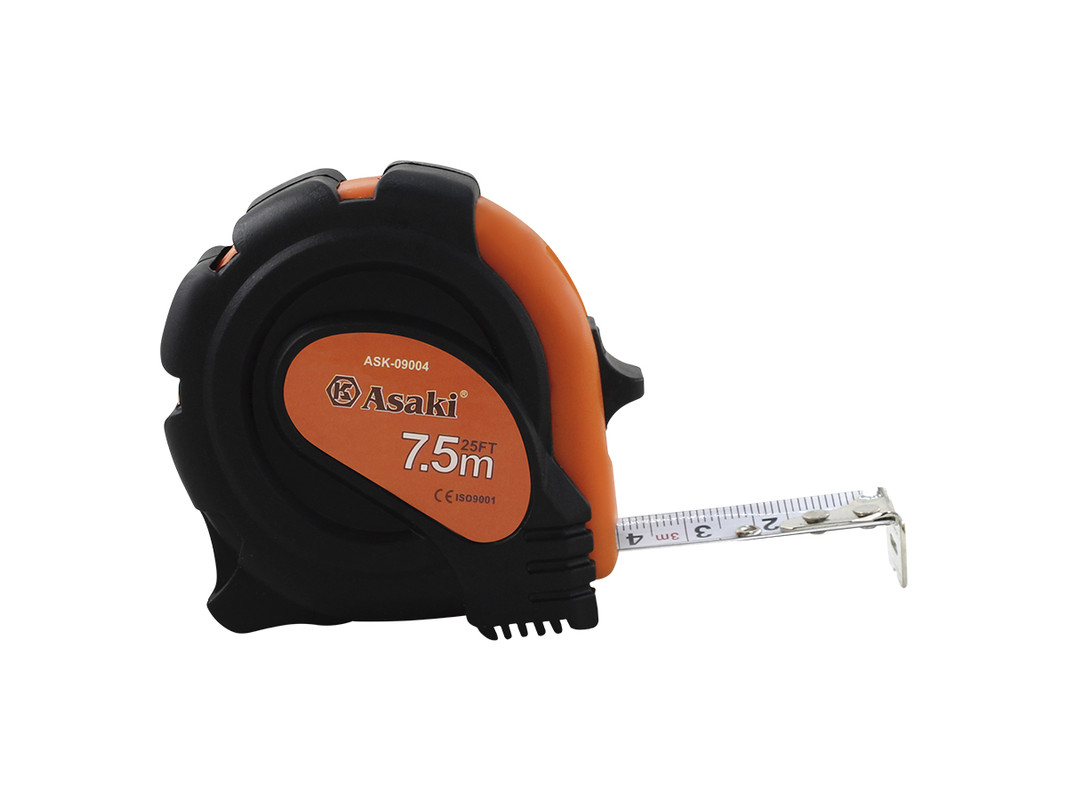 WINCHA PLASTICA COLOR 7.5mx25mm ASAKI