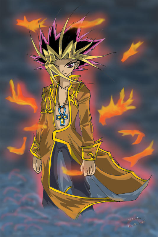 Hình vẽ Atemu (Yami Yugi) bộ YugiOh (vua trò chơi) - Page 6 2_Atemp_40