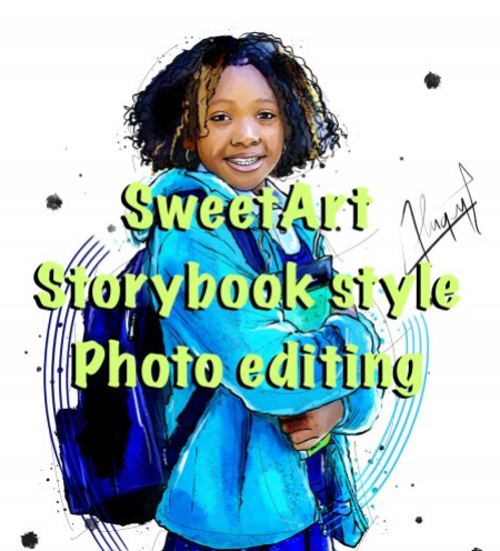SweetArt storybook style on procreate