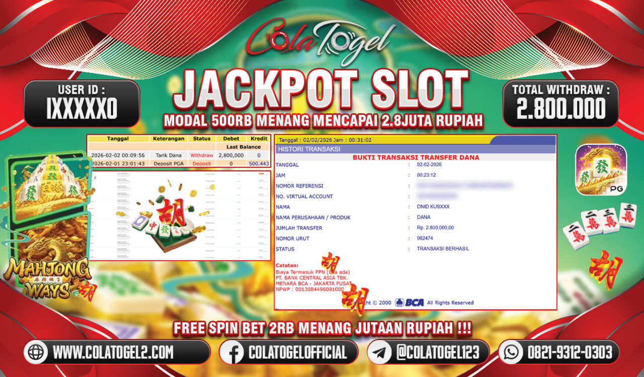 JACKPOT SLOT GACOR!!