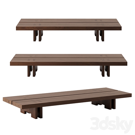 Rift coffee table wood BY ANDY KERSTENS