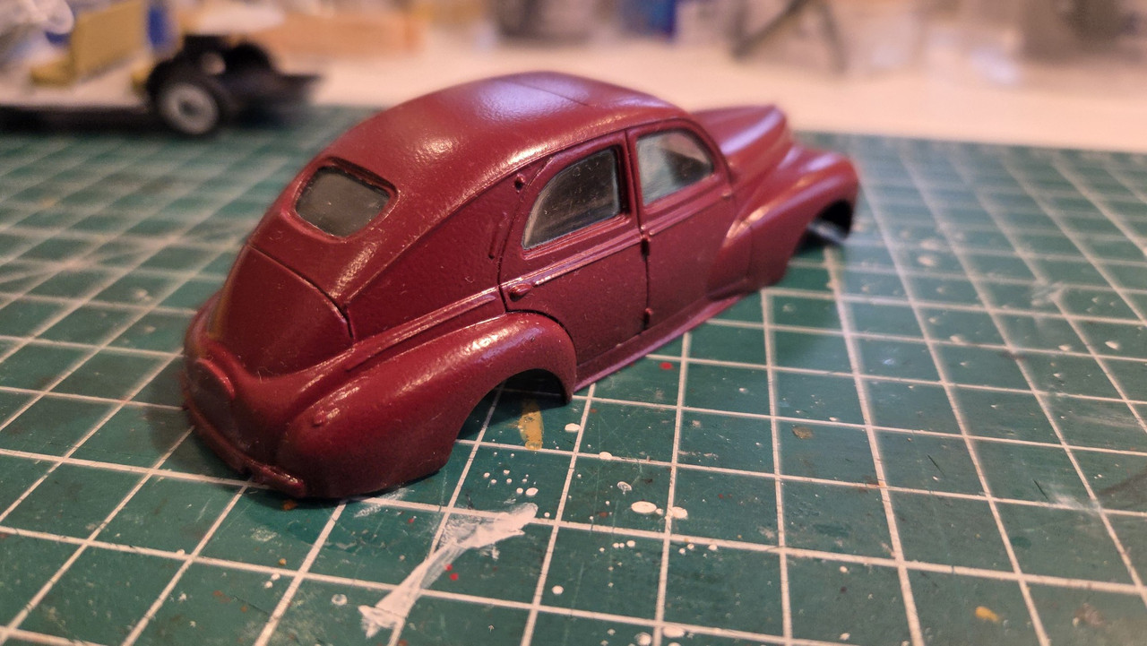 Heller SB 1/43 - Peugeot 203 Cabriolet Crème - Maquette Voiture De Collection - Occasion