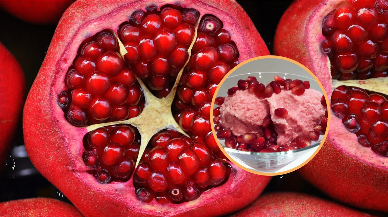 ¿Qué postre preparar con granada? Haz una nieve artesanal con esta receta