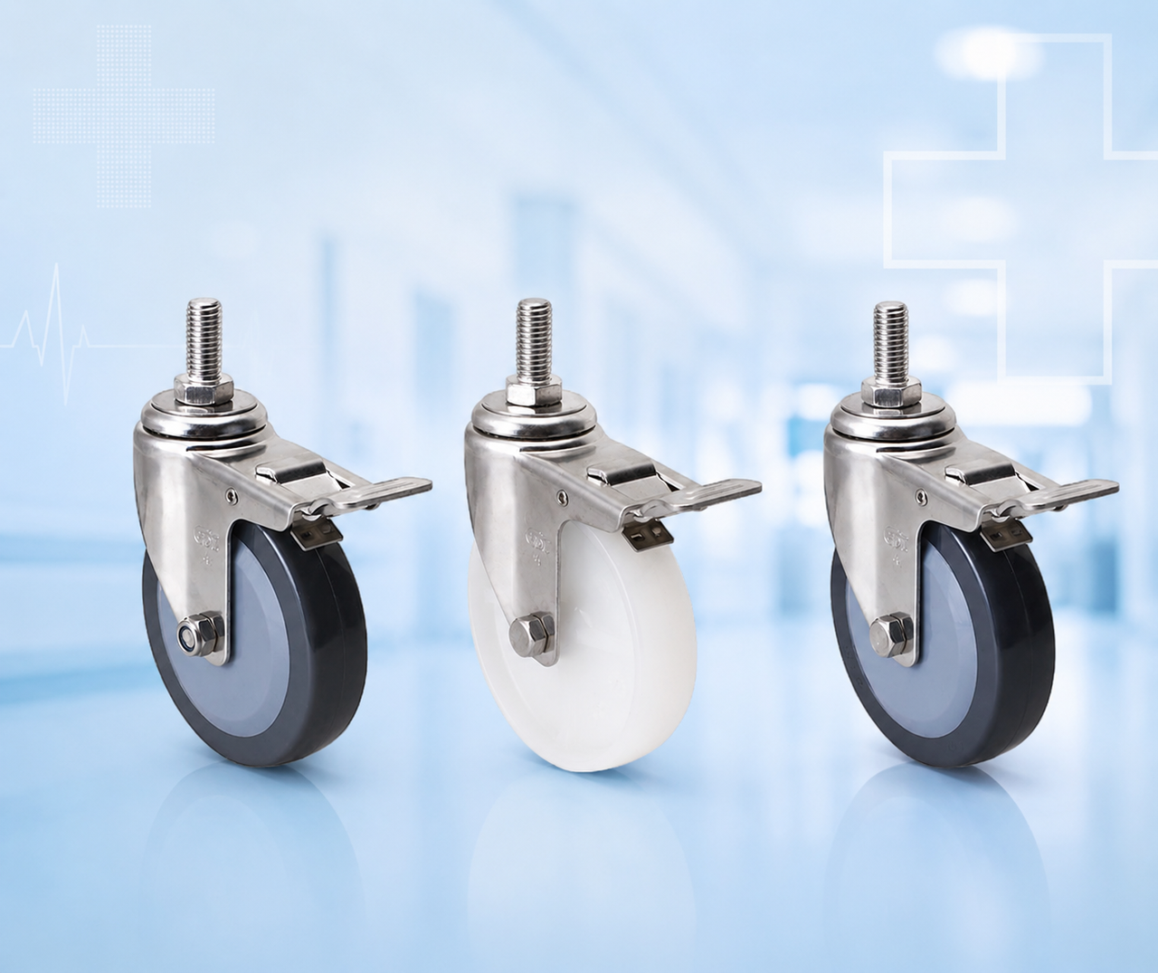 304 Stainless Steel Casters