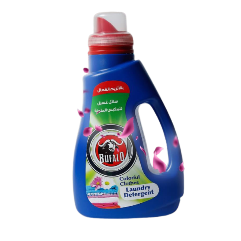 Bufalo laundry detergent designed specifically for colored clothes. Blue3L