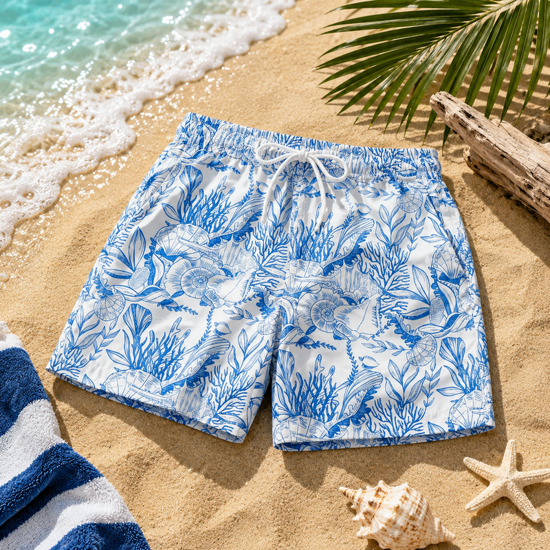 Blue Corals Short