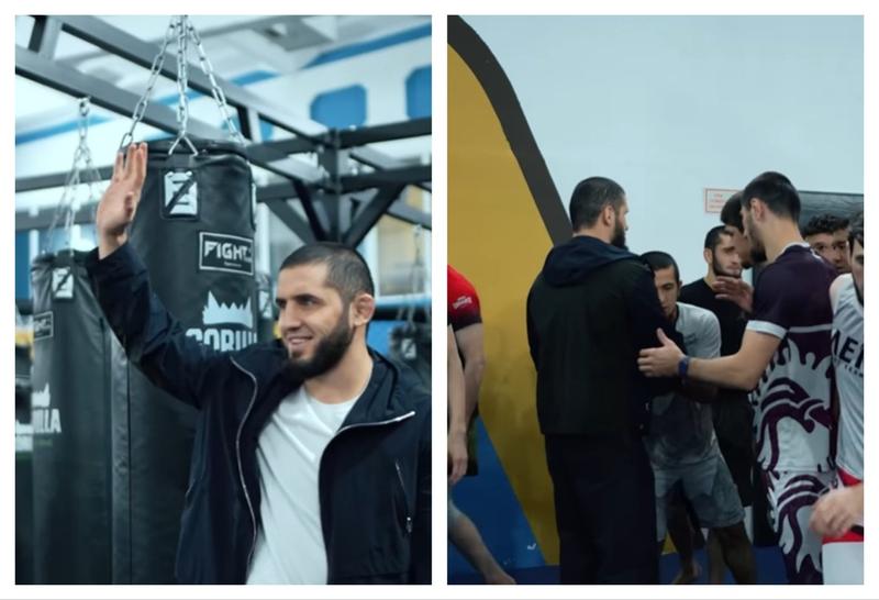 Ислам Махачев беше посрещнат с бурни овации в залата на Хабиб