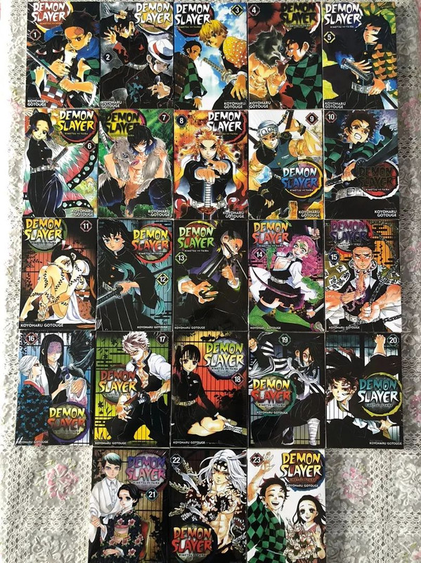 Demon Slayer Kimetsu no Yaiba Manga Comic English Version Book