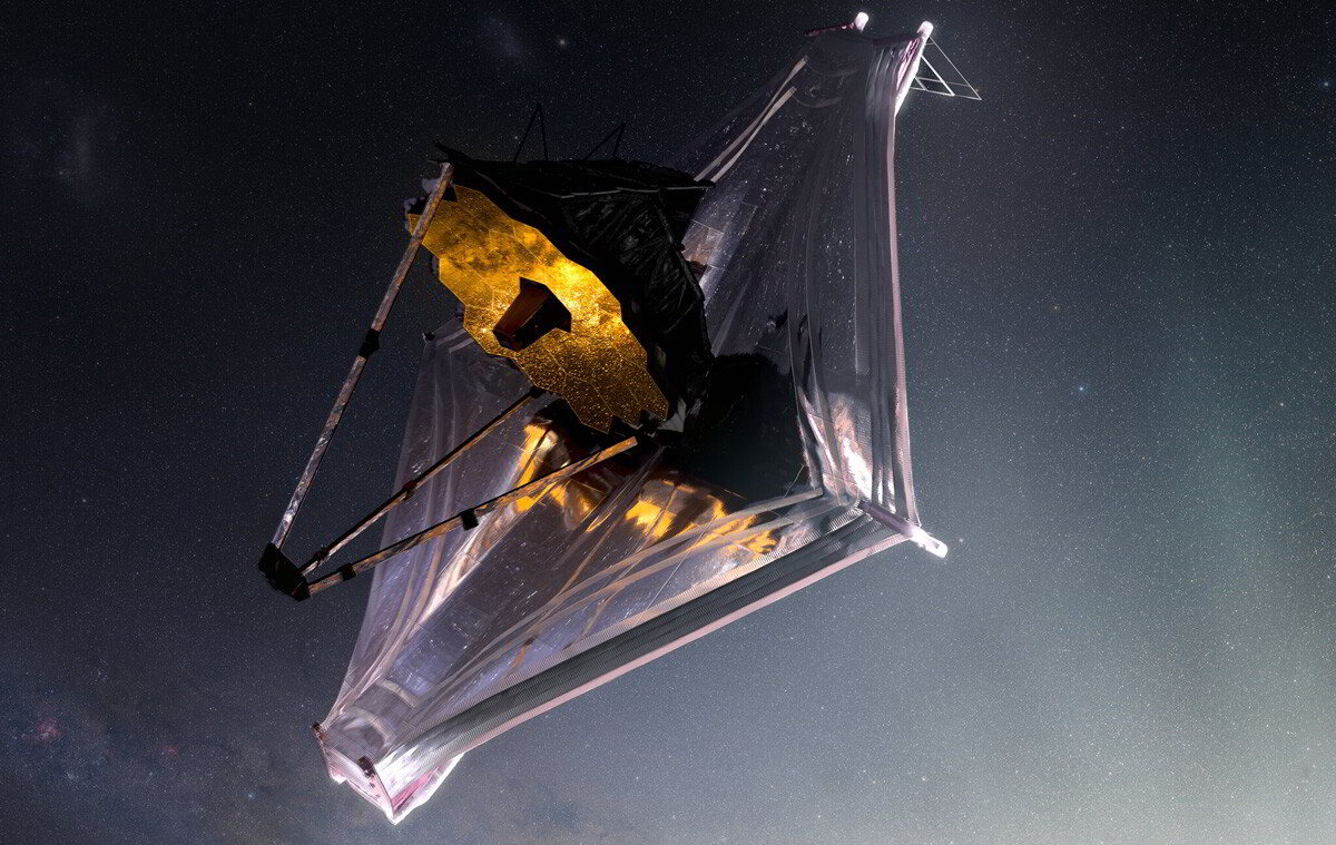 Diversi UFO catturati durante il lancio del telescopio James Webb?