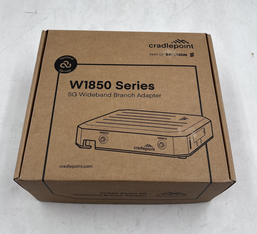 CRADLEPOINT W-SERIES 5G WIDEBAND ADAPTER MODEM W1850-5GB ROUTER BE03-18505GB-GN