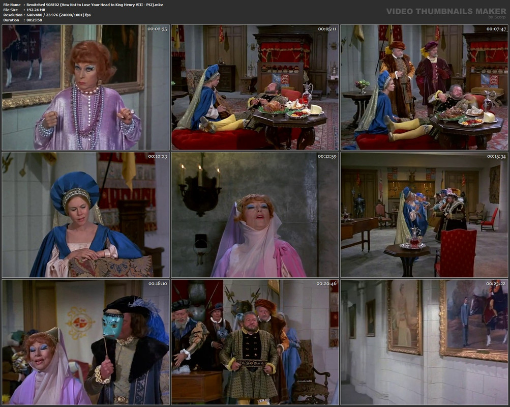 Bewitched S08E02 (How Not to Lose Your Head to King Henry VIII - Pt2).mkv