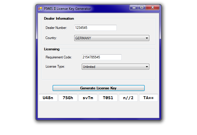 elsawin code generator