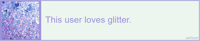 glitter