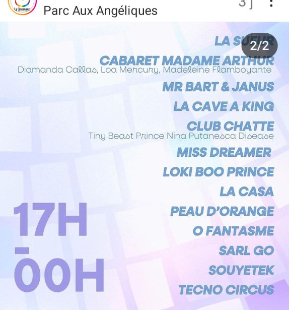 Coin info pour les marches des