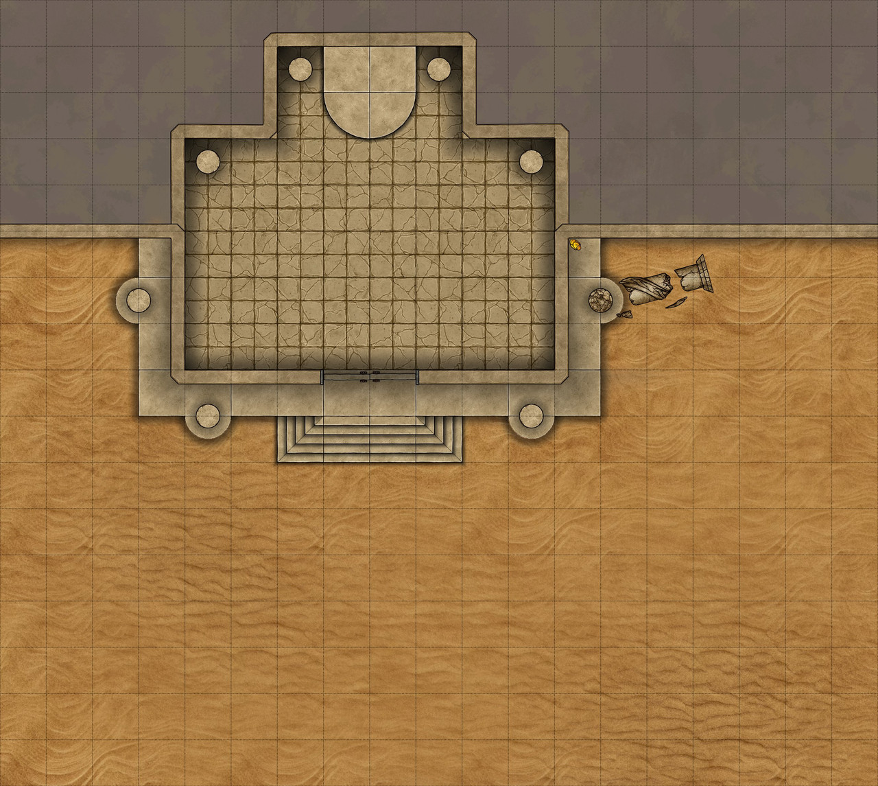 B 19x17 Ground grid lights