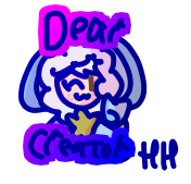 Snowshine saying "Dear Creator"