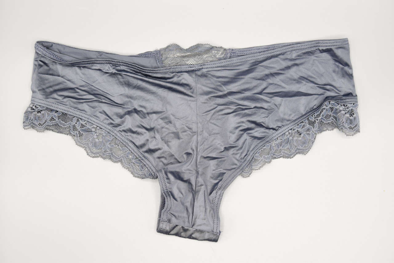 Victoria's Secret Very Sexy Cheeky Panty Small Gray Lace detailed image 4