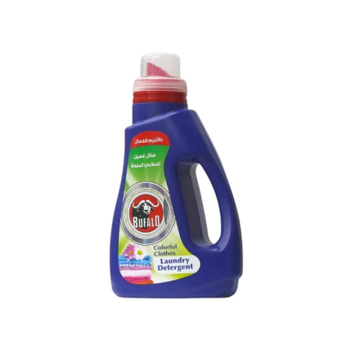 Bufalo laundry detergent designed specifically for colored clothes. Blue 1L