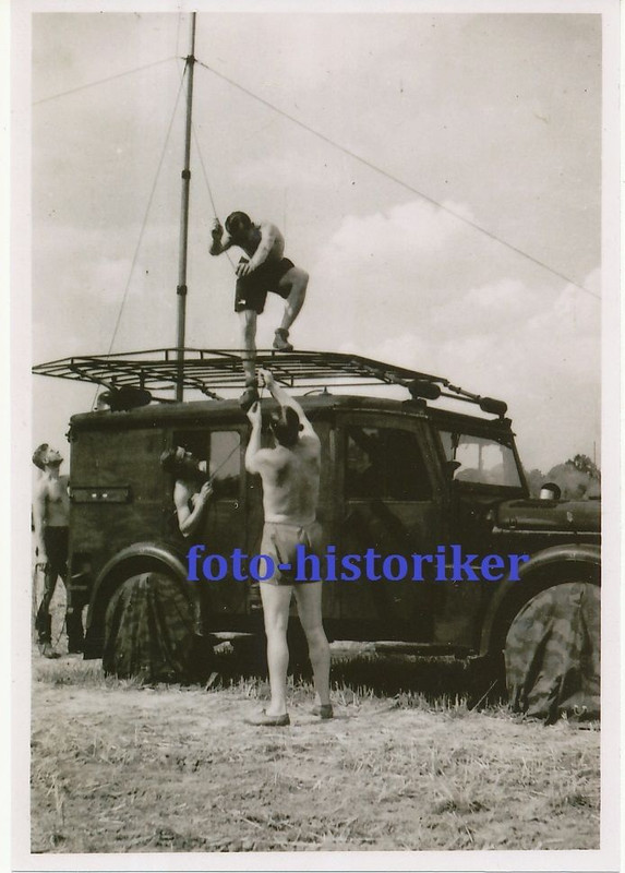 Kameraden Aufbau LKW KFZ 17 Funkkraftwagen Bügel