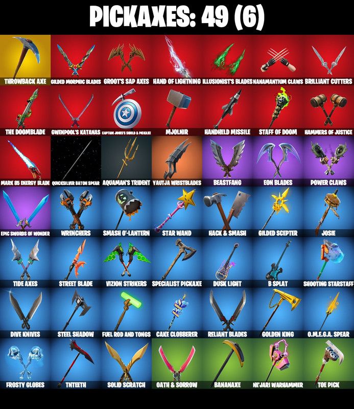 pickaxes comp
