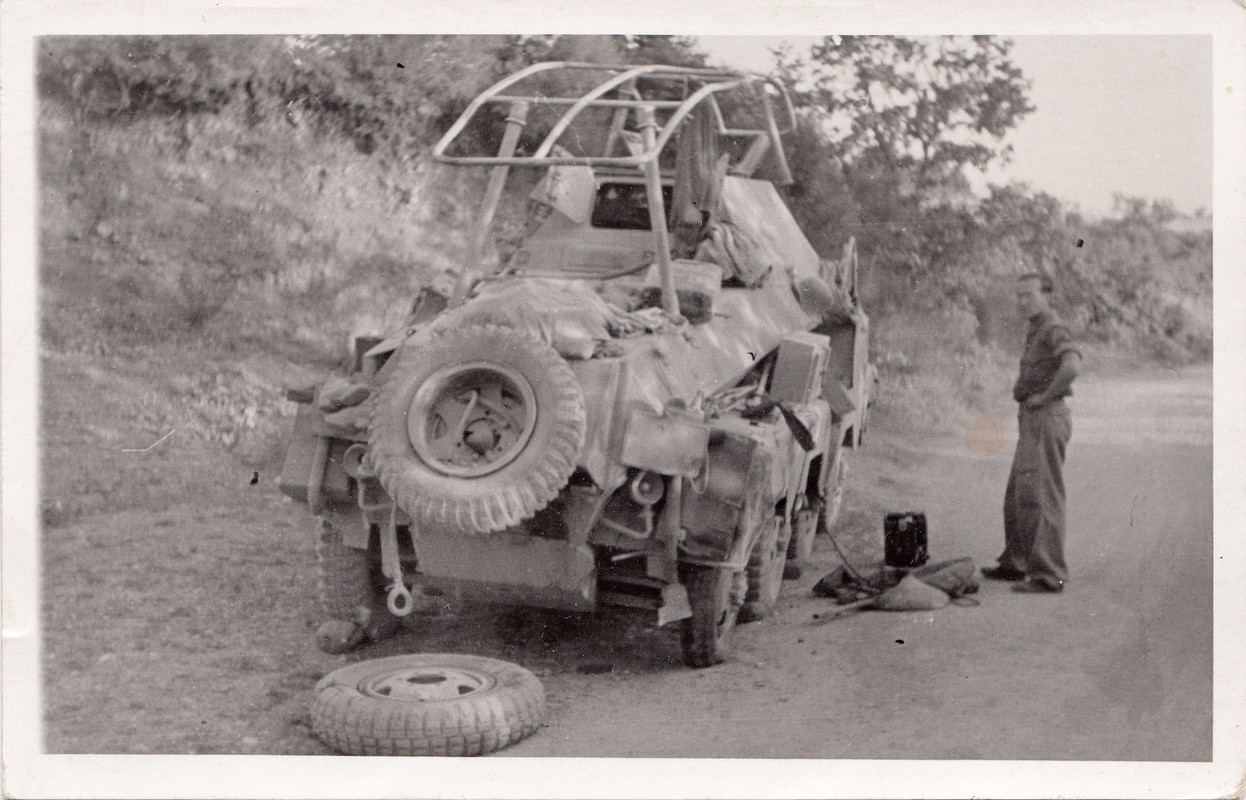 Wehrmacht Südfront 8-Rad SPW Panzerspähwagen Sd.Kfz.232 Funkante