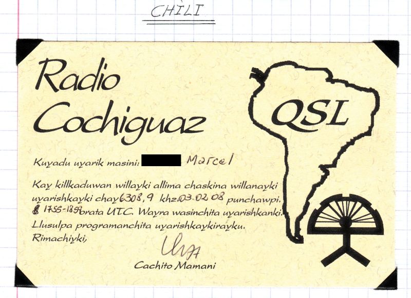 QSL de R.COCHIGUAZ (Chili) QSL-R-COCHIGUAZ-08-Chili