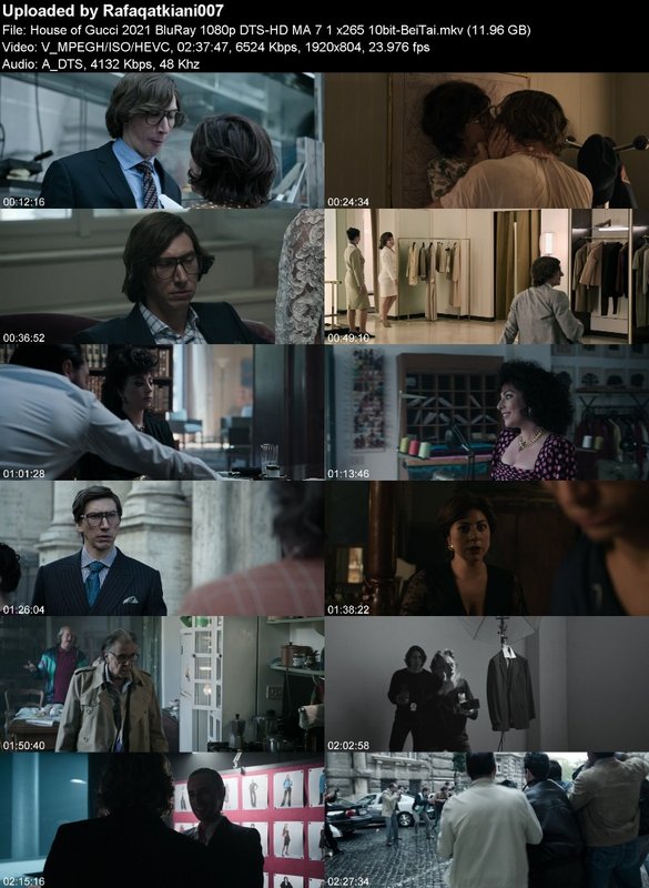 House of Gucci 2021 BluRay 1080p DTS-HD MA 7 1 x265 10bit-BeiTai