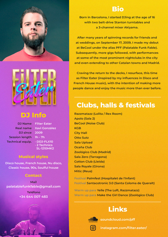 Press kit Filter Eater EN