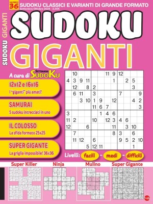 Sudoku Giganti N.36 - Settembre-Ottobre 2024