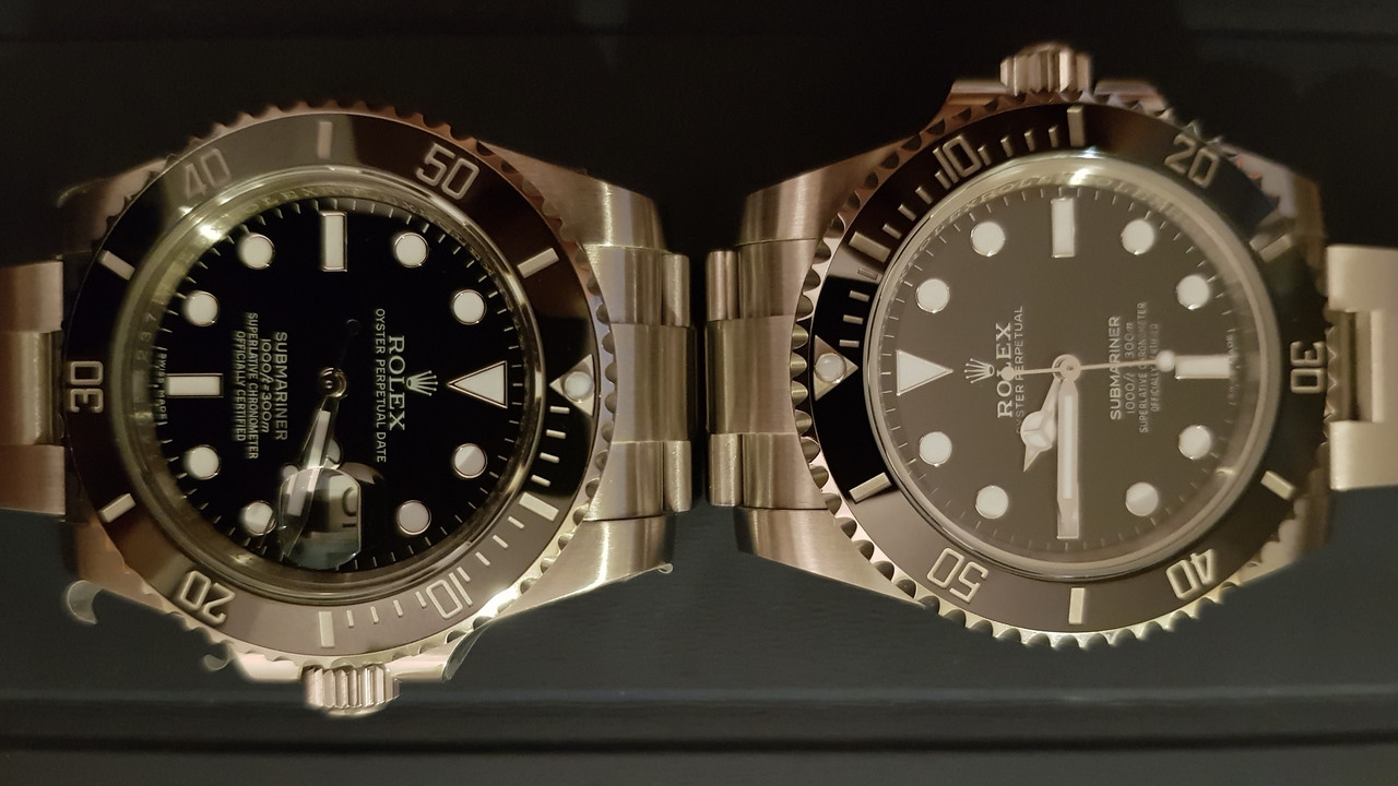 Submariner ARF 116610LN V3 904L vs Submariner ZZF 114060 v2 904L   - Ρολόγια Replica