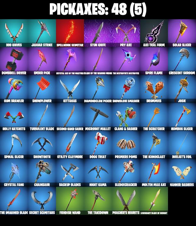 pickaxes comp