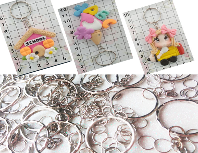 Set 12 Argollas Metálicas martilladas con diámetro de 2cm Para L