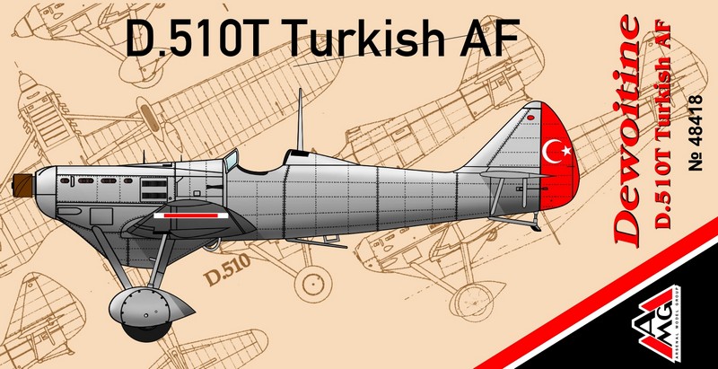 1/48 - Dewoitine D.500/501/510 by AMG- test sprues- release