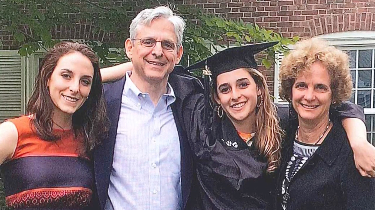 Merrick Garland with his family