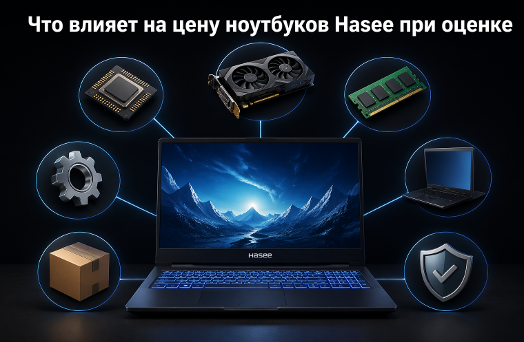 Цена ноутбука Hasee