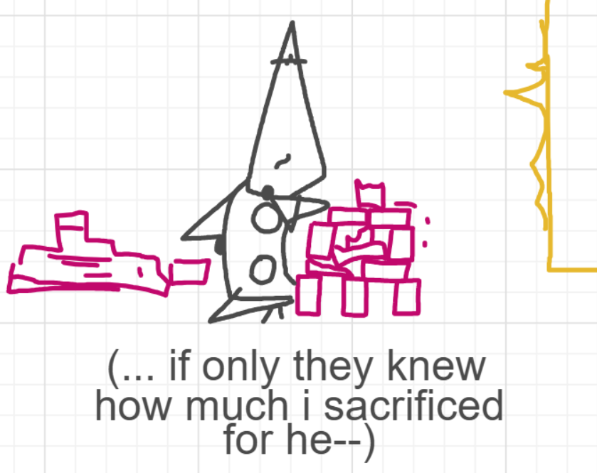A panel from The Prime Number Few, episode eight of the Board Boards object show by Furretwalk/WalkingFurret.