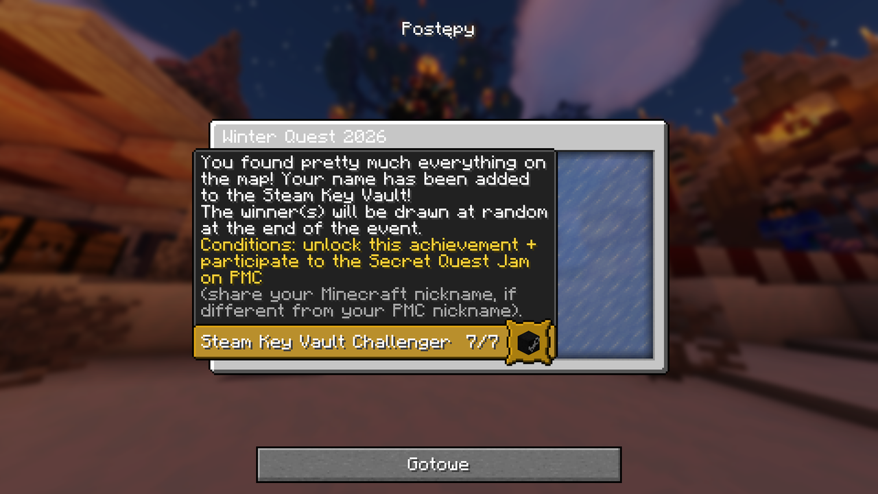 Winter Quest - Finished!