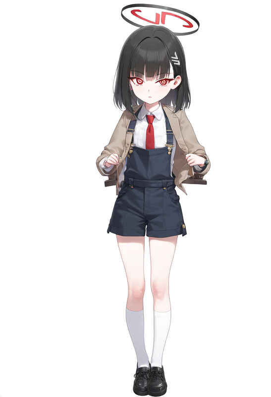 depth of field, 1girl, solo, rio (blue archive), medium hair, flat chest, {{{age s-1425737423