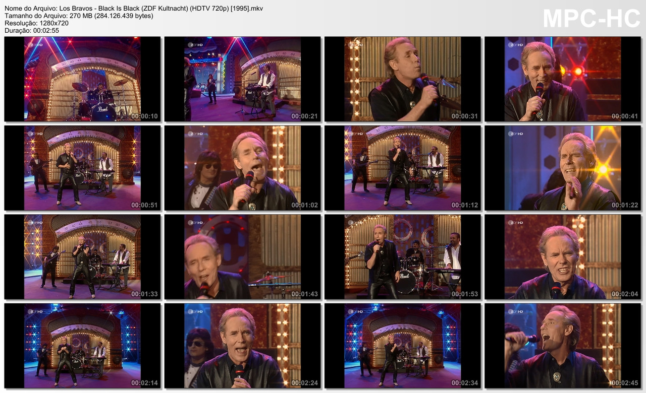 Los Bravos - Black Is Black (ZDF Kultnacht) (HDTV 720p) [1995]