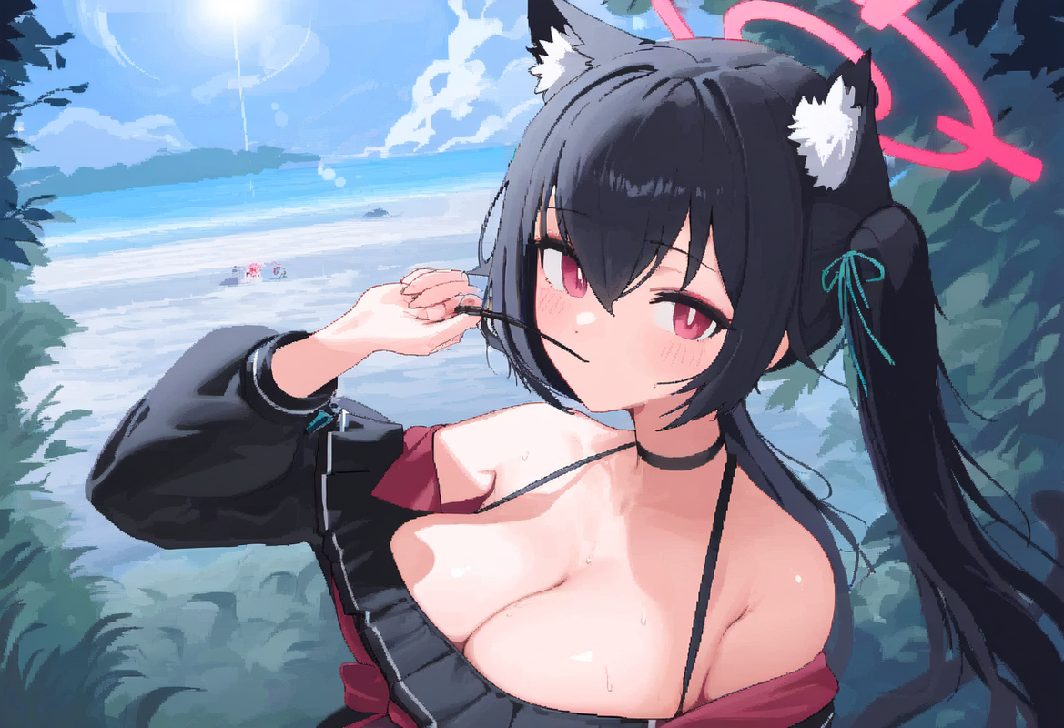 1girl, serika, blue archive, mikozin, NDGD, ohlia, {kobayashi ritz}, reoen, {{{{ s-3497280961