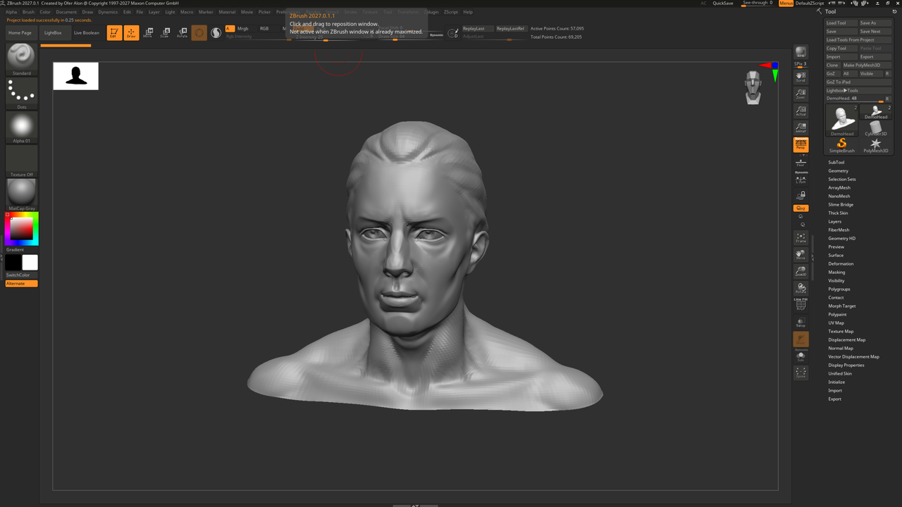 Working with Maxon ZBrush 2027.0.1.1 full activated