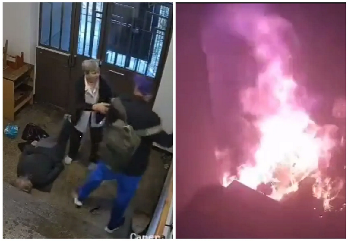 Hombre quema viva a su tía para quedarse con la herencia (video)