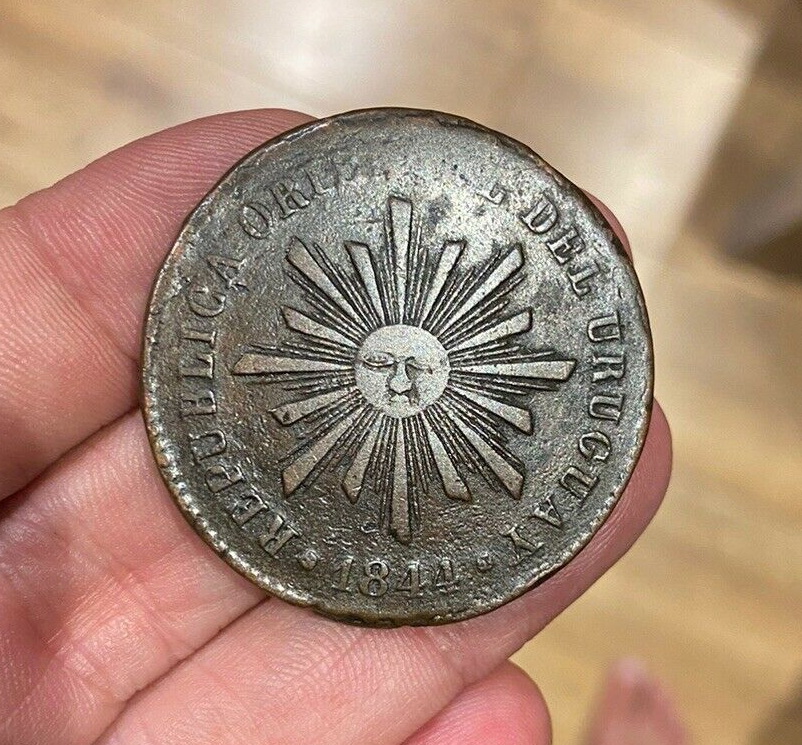 Uruguay •1844• 40 Centésimos 1844a