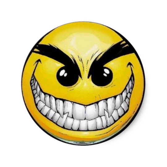 Evil emoji